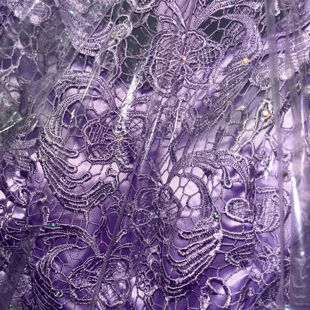Purple formal dress